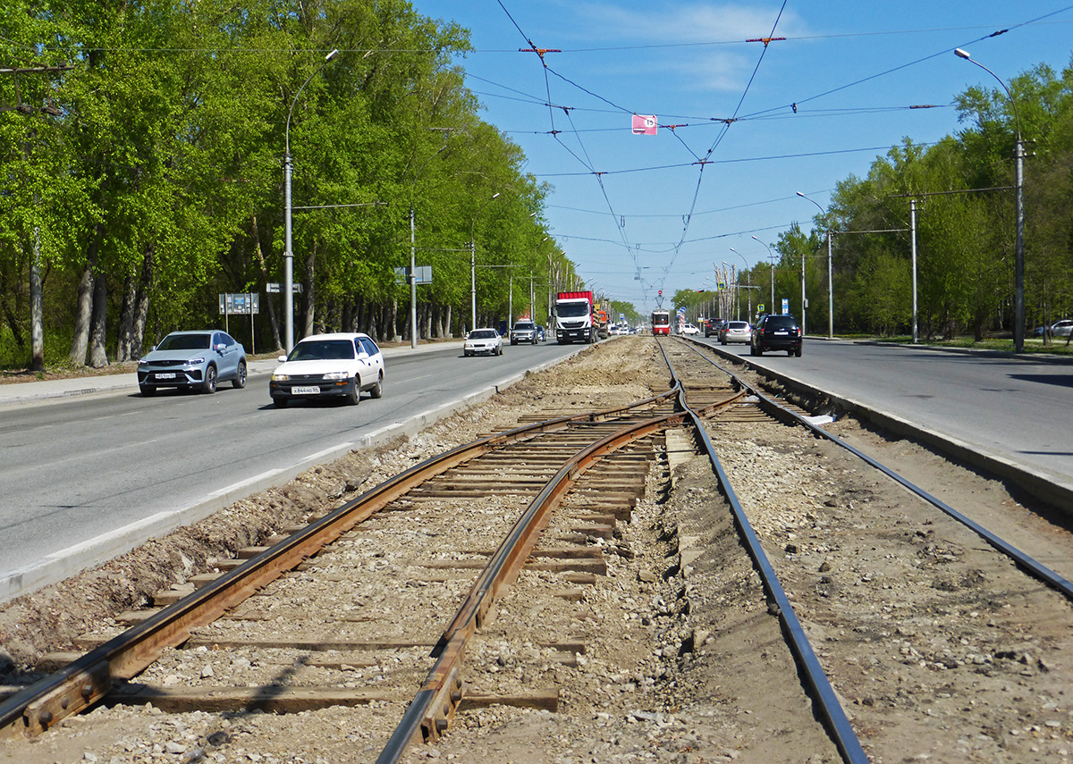 Novosibirskas — Repairs; Novosibirskas — Track properties and contact wire; Novosibirskas — Tram road; Novosibirskas — Trolleybus roads