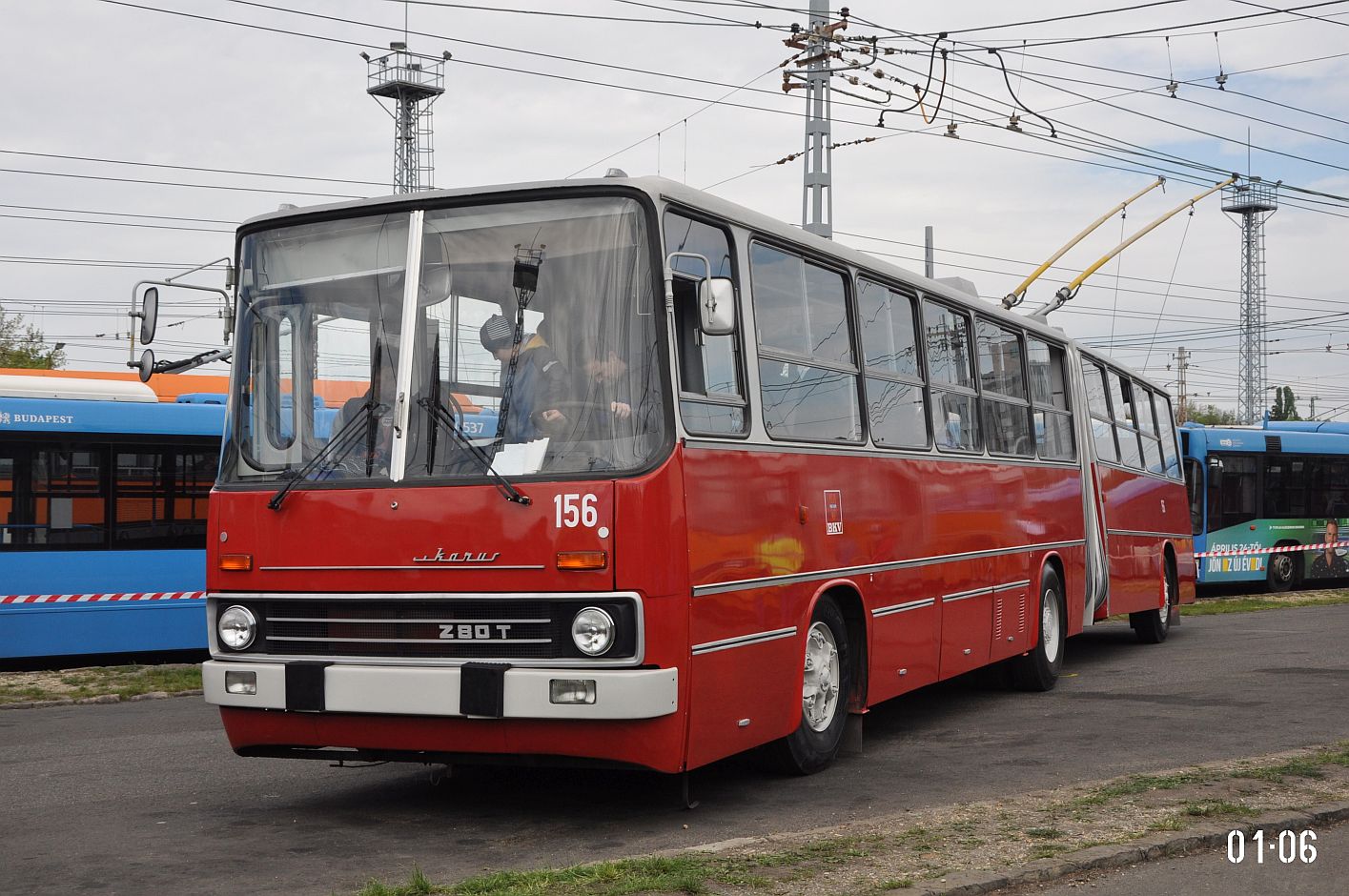 Будапешт, Ikarus 280.91 № 156; Будапешт — Троллейбусный парк