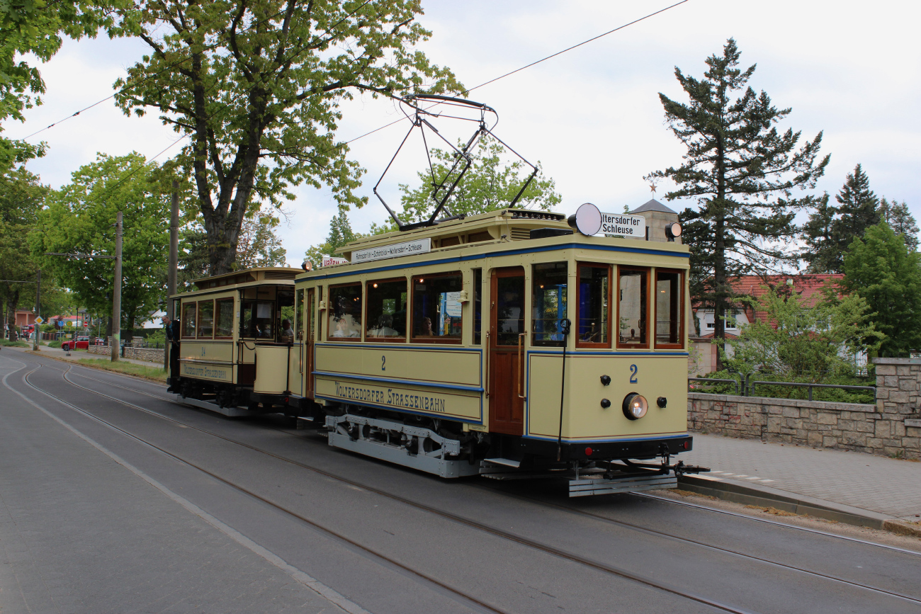 Вольтерсдорф, Двухосный моторный вагон O&K № 2