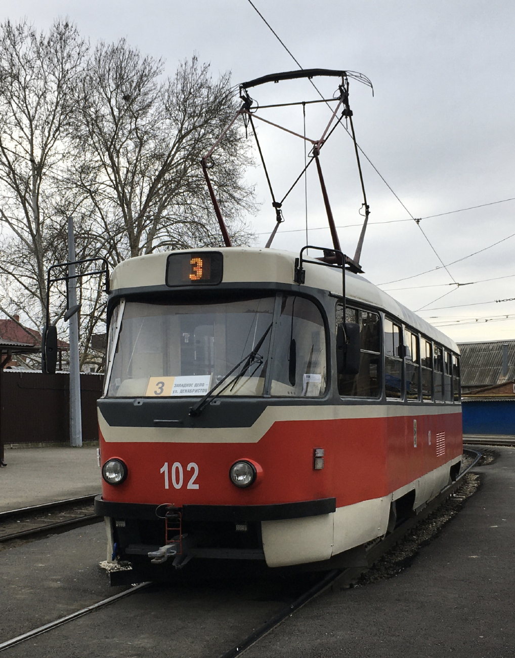 Краснодар, Tatra T3SU КВР МРПС № 102