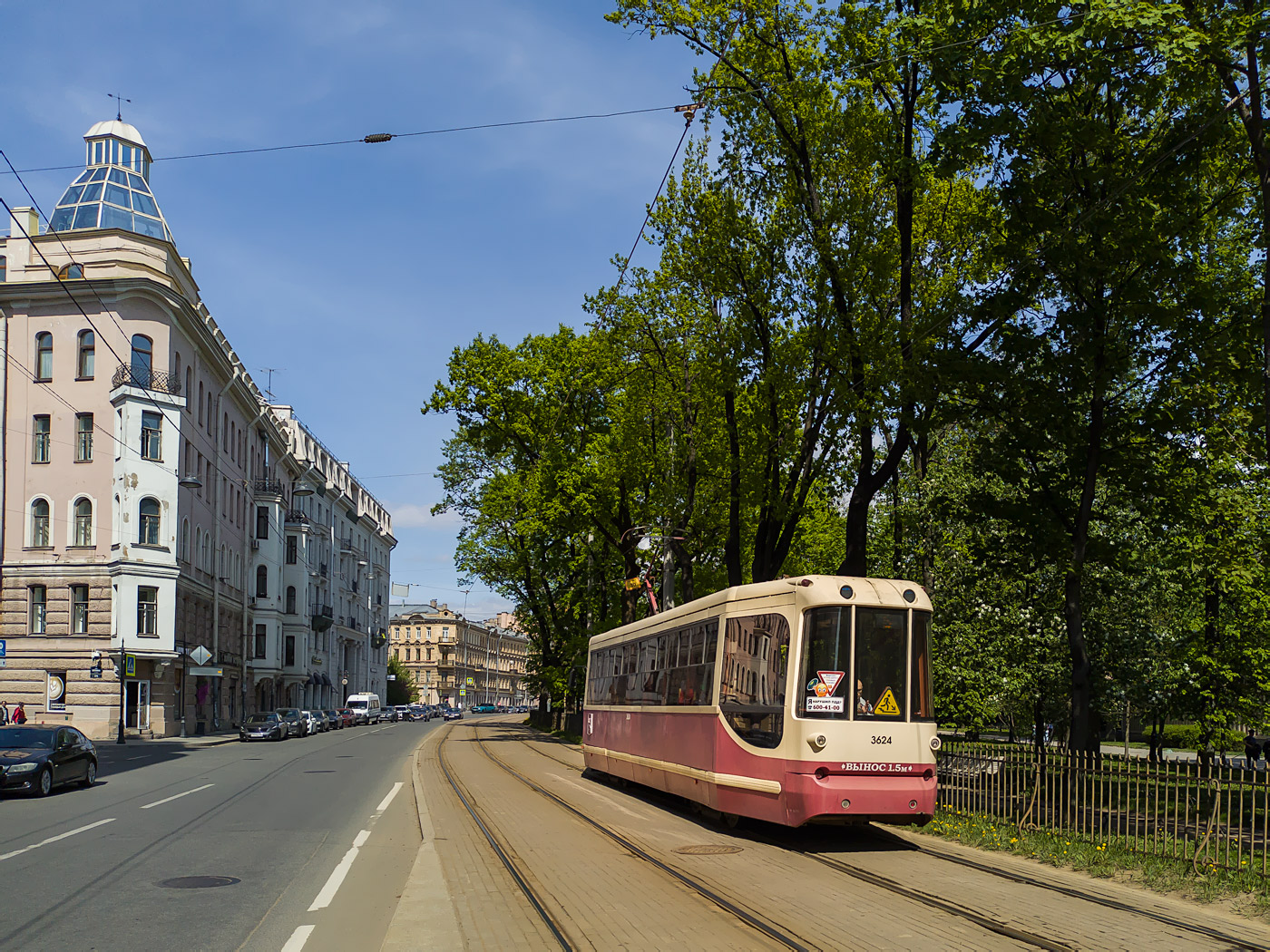 Санкт-Петербург, ЛМ-68М2 (мод. СПб ГЭТ) № 3624 Санкт-Петербург, ЛМ-68М2 (мод. СПб ГЭТ) № 3624