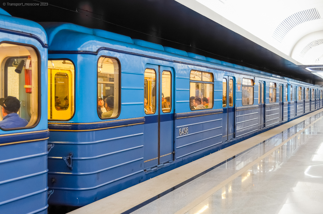 Москва, Ем-508Т № 6498; Москва — Выставка подвижного состава и Парад поездов к 88-летию Московского метрополитена 13 — 16 мая 2023