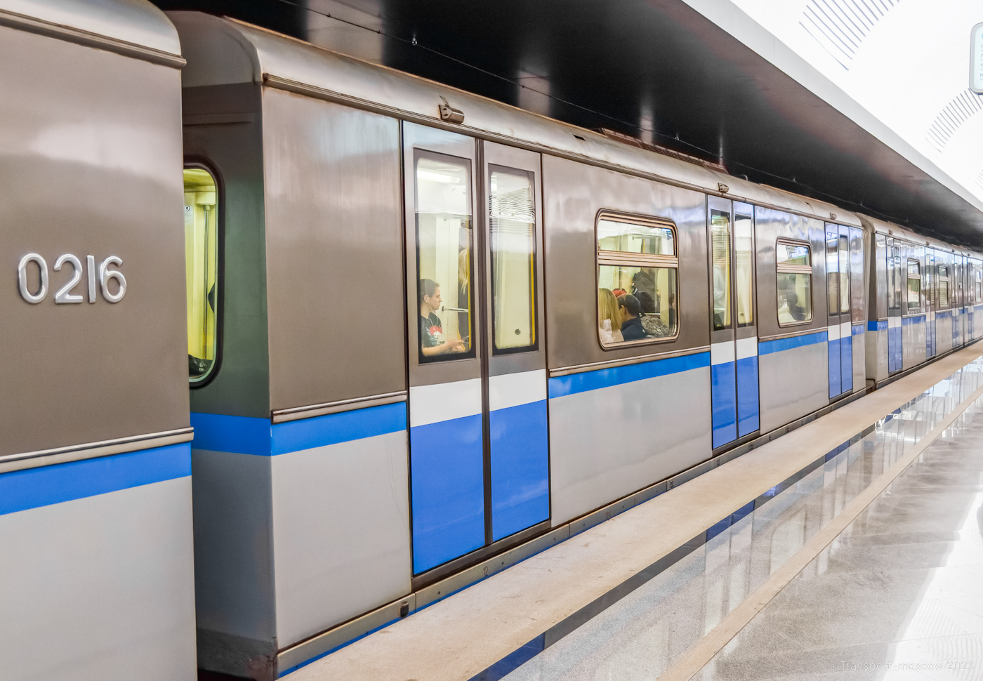 Moscow, 81-741.4 “Rusich” # 0774; Moscow — 88 year Moscow metro anniversary Parade and exhibition of metro cars on 13/05/2023 — 16/05/2023