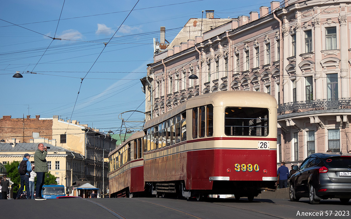 Санкт-Петербург, ЛП-49 № 3990; Санкт-Петербург — Фестиваль «SPbTransportFest — 2023»