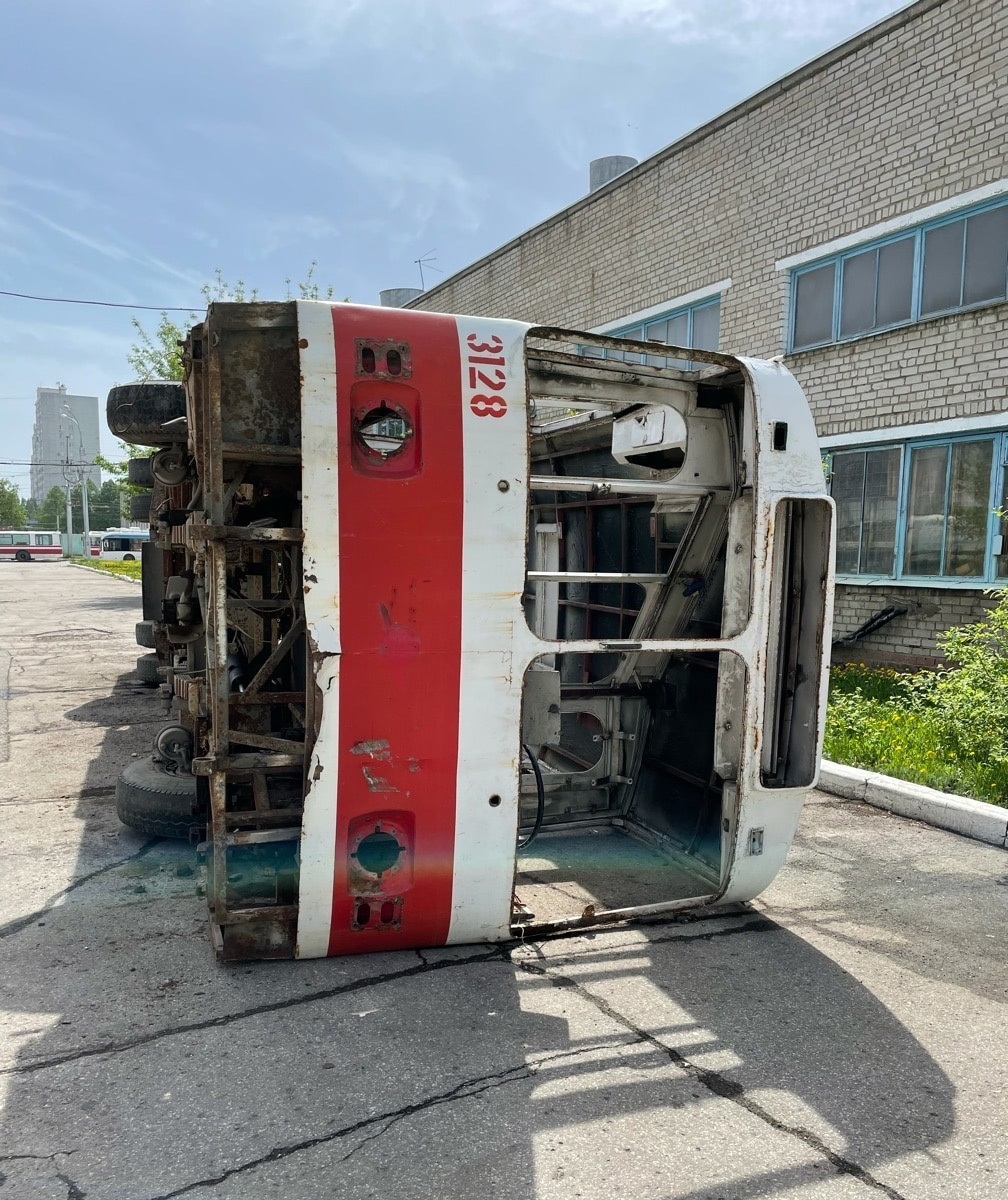 Samara, ZiU-682V-012 [V0A] Nr 3128; Samara — Trolleybus depot # 3