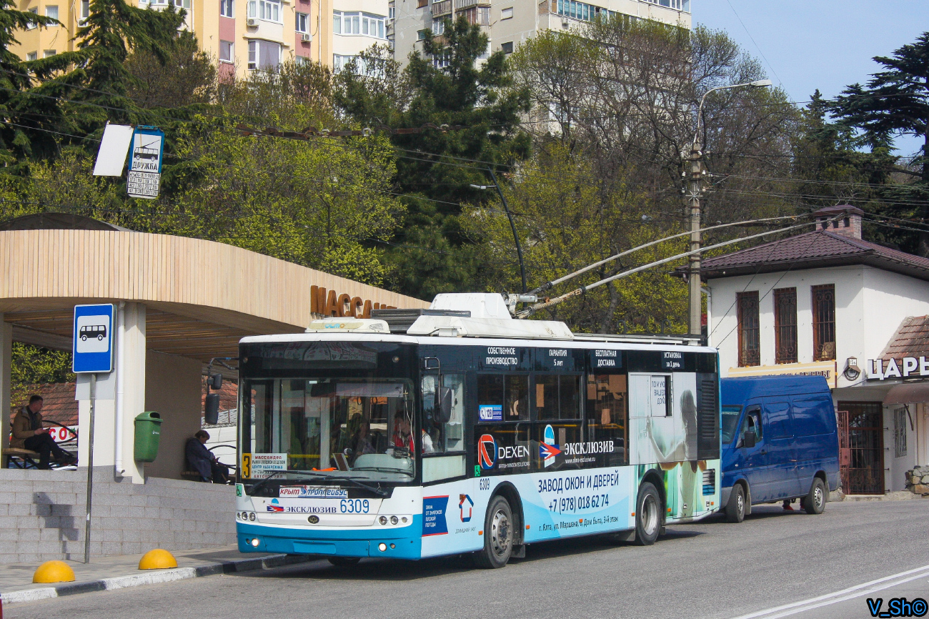 Крымский троллейбус, Богдан Т60111 № 6309