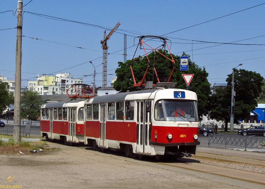 Харьков, Tatra T3SUCS № 401