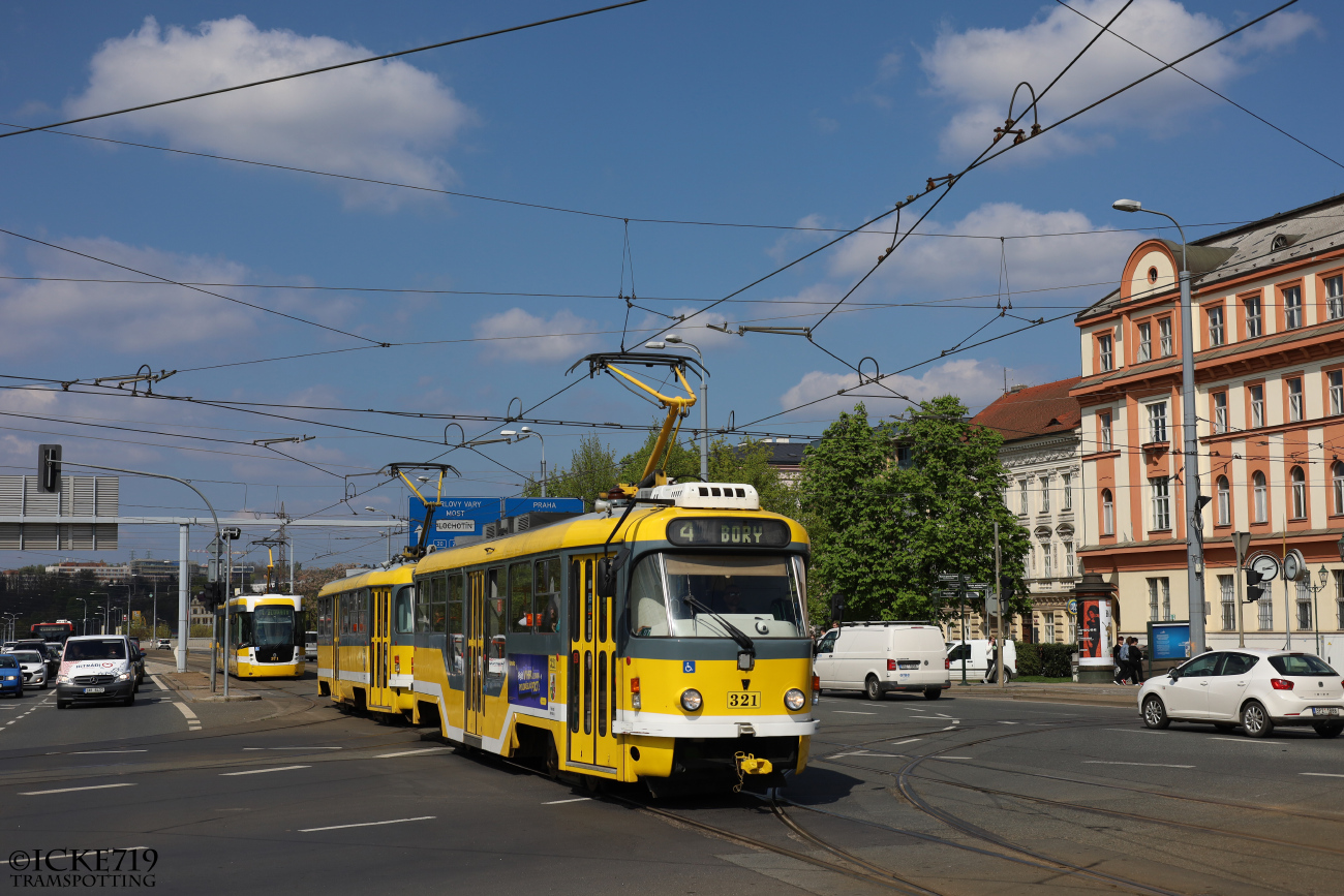 Пльзень, Tatra T3R.PLF № 321