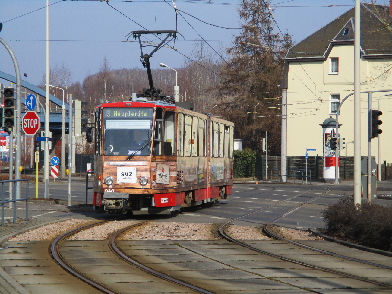 Цвиккау, Tatra KT4DMC № 948