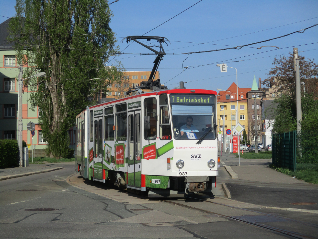 Цвиккау, Tatra KT4DMC № 937