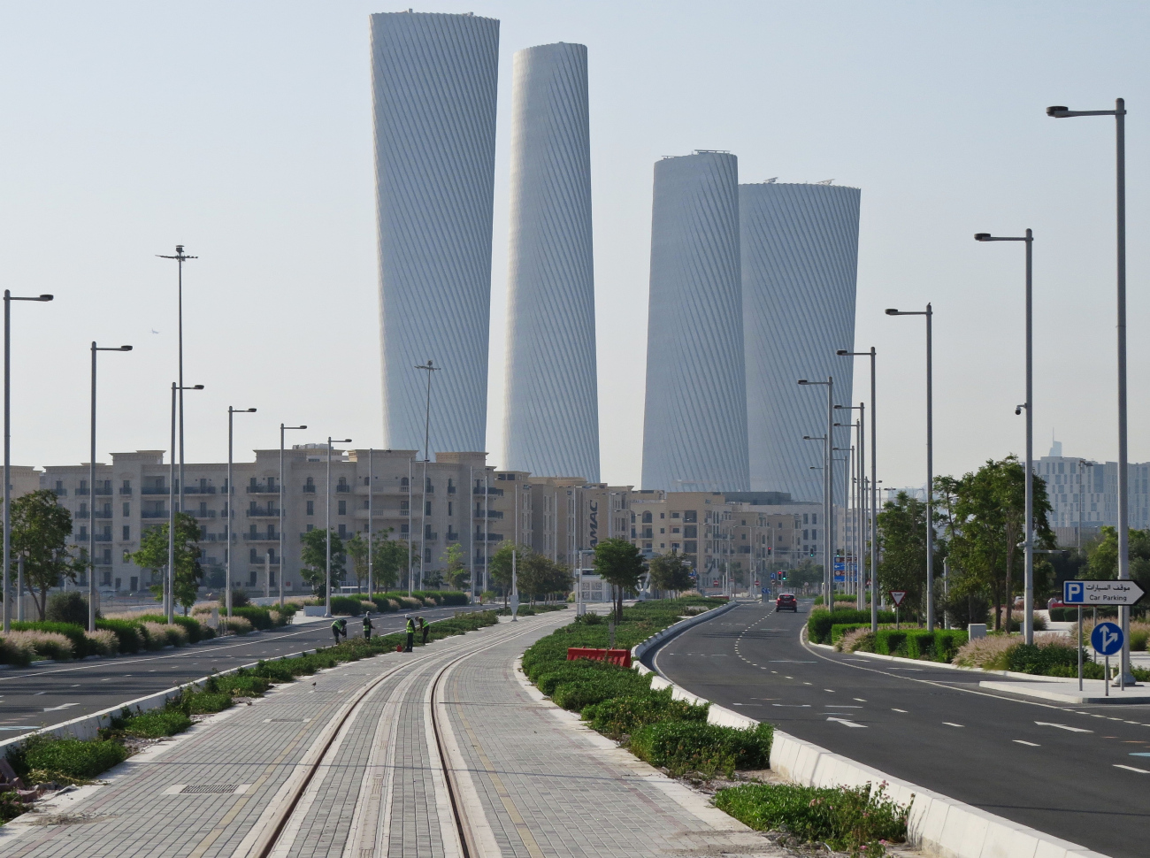 Лусаил — Трамвайные линии и инфраструктура