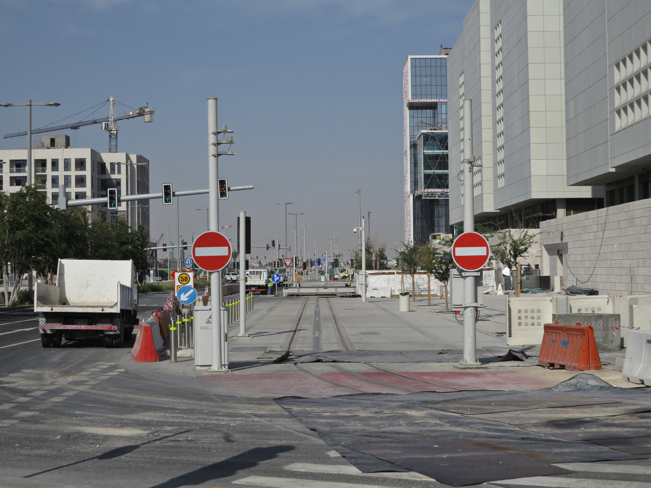 Лусаил — Трамвайные линии и инфраструктура