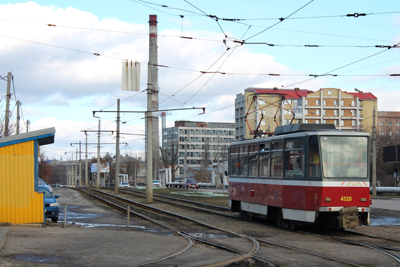 Харьков, Tatra T6A5 № 4520; Харьков — Трамвайные линии Харьков, Tatra T6A5 № 4520; Харьков — Трамвайные линии