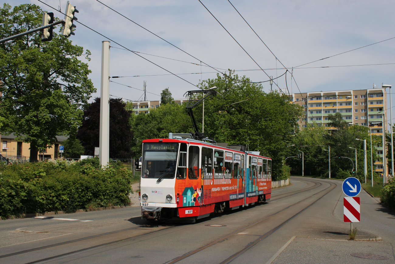 Цвиккау, Tatra KT4DMC № 937
