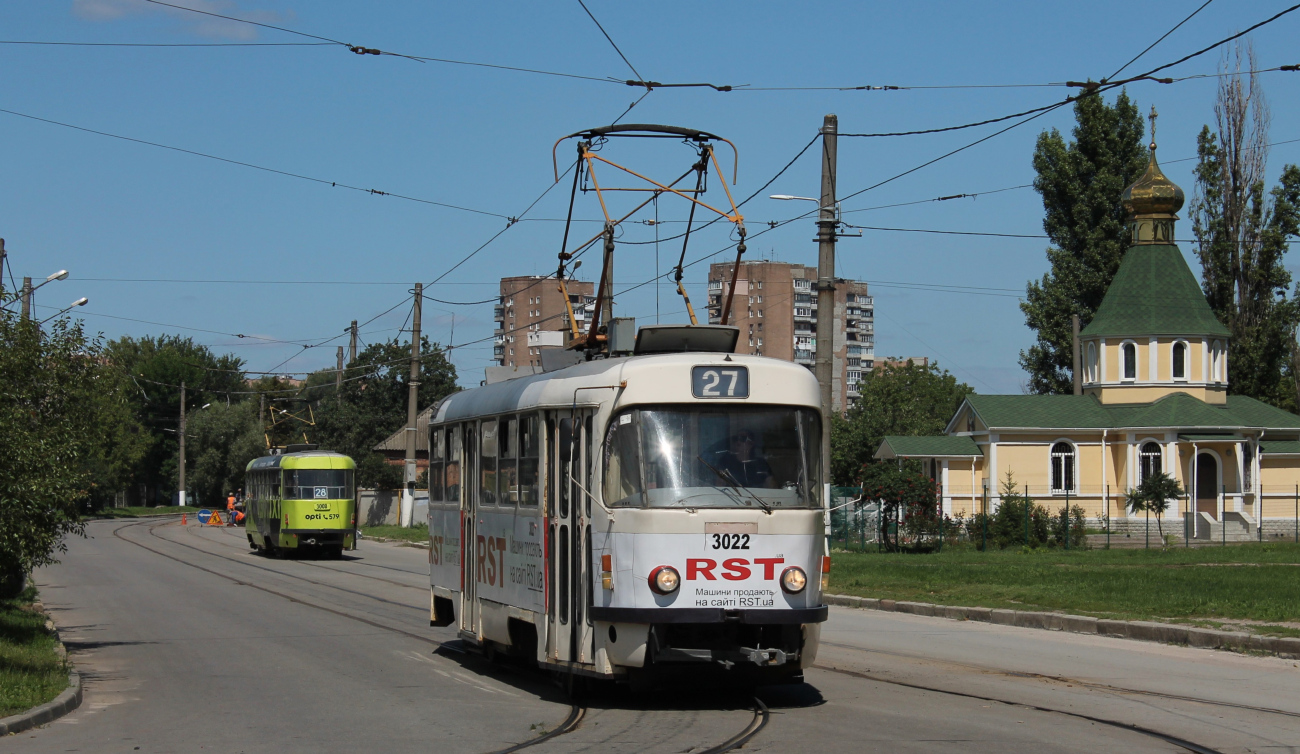 Харьков, Tatra T3SUCS № 3022
