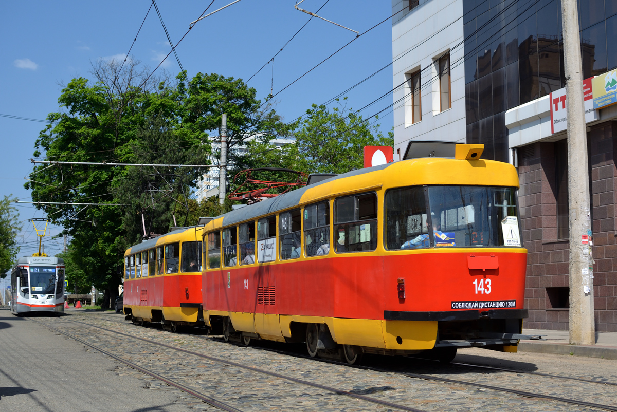 Краснодар, Tatra T3SU № 143
