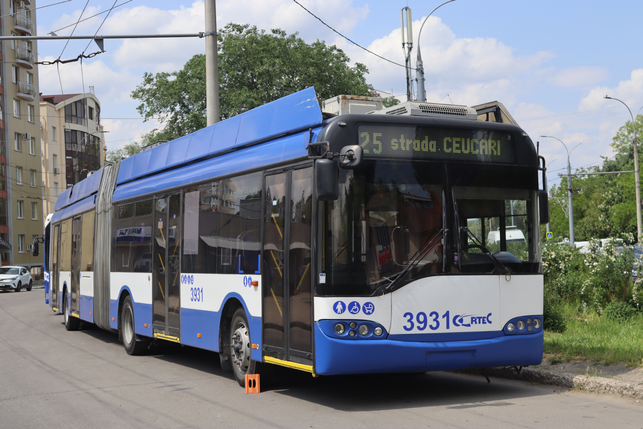 Кишинёв, Solaris Trollino II 18 Ganz № 3931