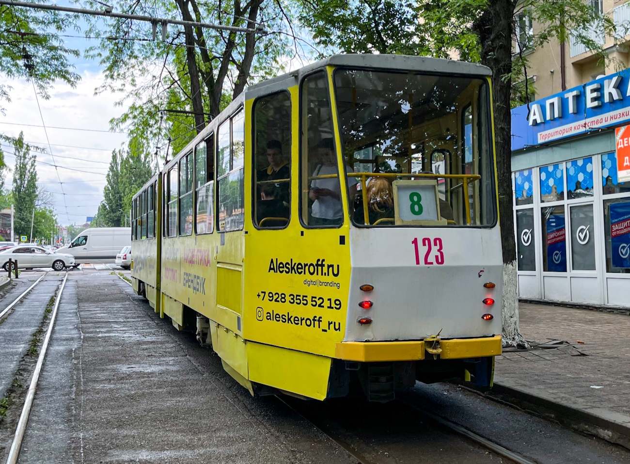 Pyatigorsk, Tatra KT4SU č. 123