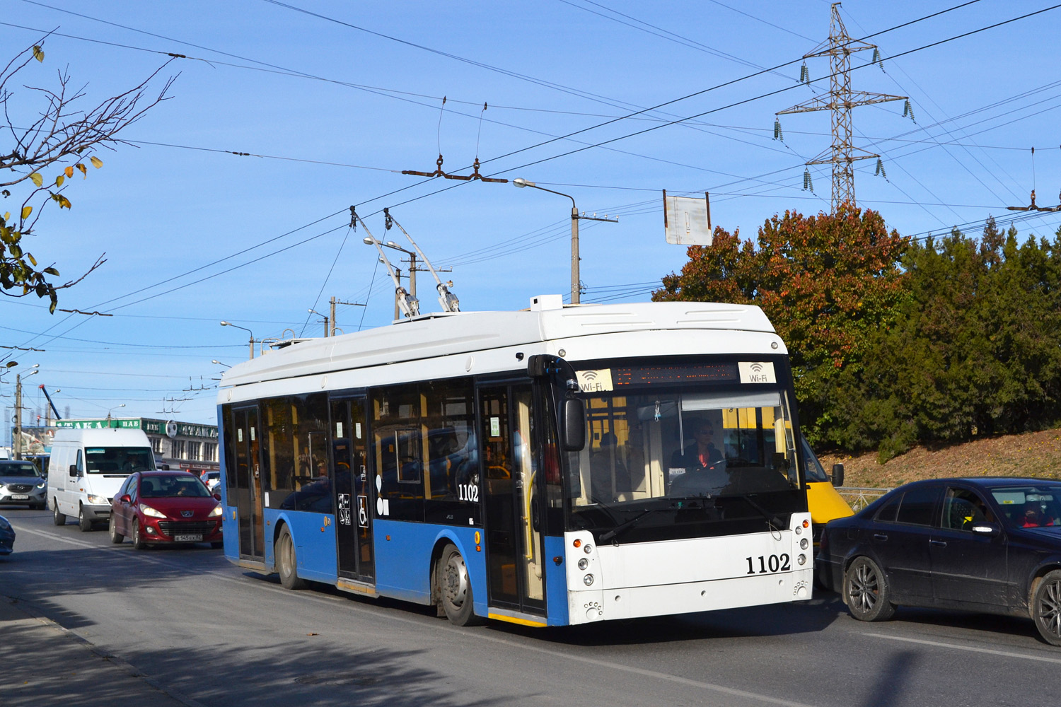 Sevastopol, Trolza-5265.03 “Megapolis” # 1102