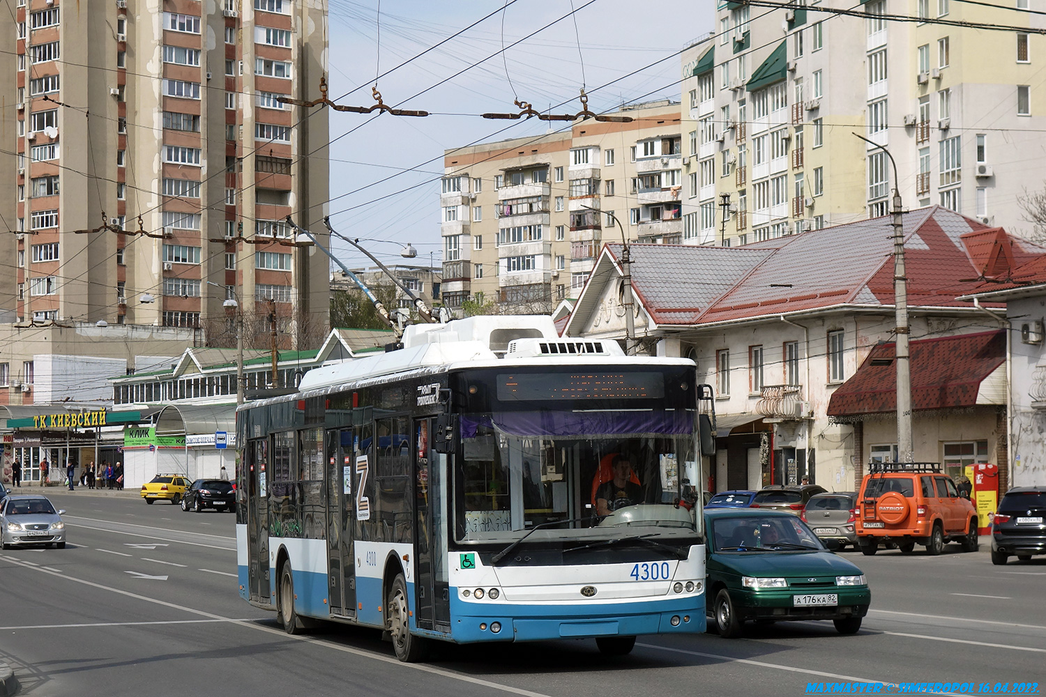 Trolleybus de Crimée, Bogdan T70110 N°. 4300