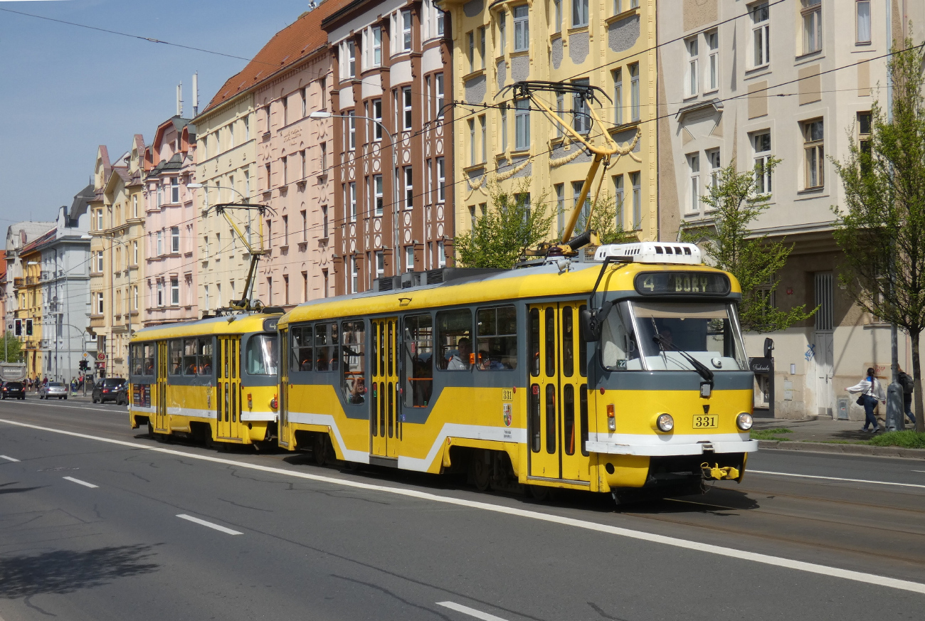 Пльзень, Tatra T3R.PLF № 331
