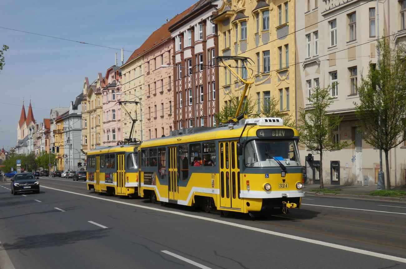 Пльзень, Tatra T3R.PLF № 324