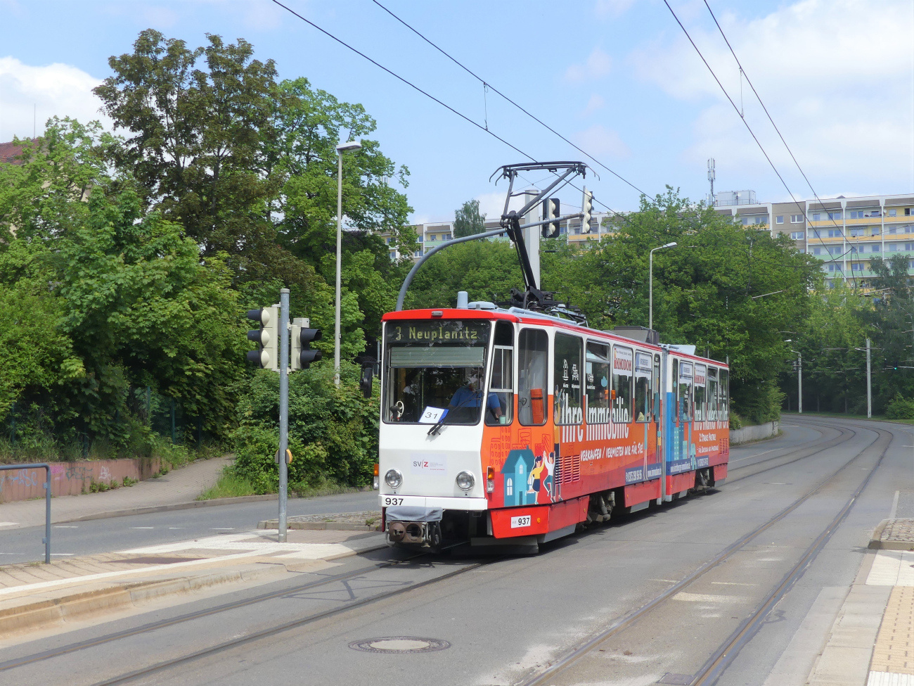 Цвиккау, Tatra KT4DMC № 937