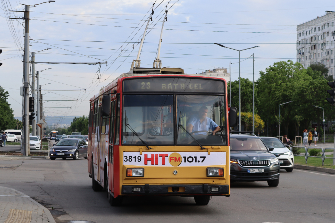 Кишинёв, Škoda 14TrDT/6M № 3819