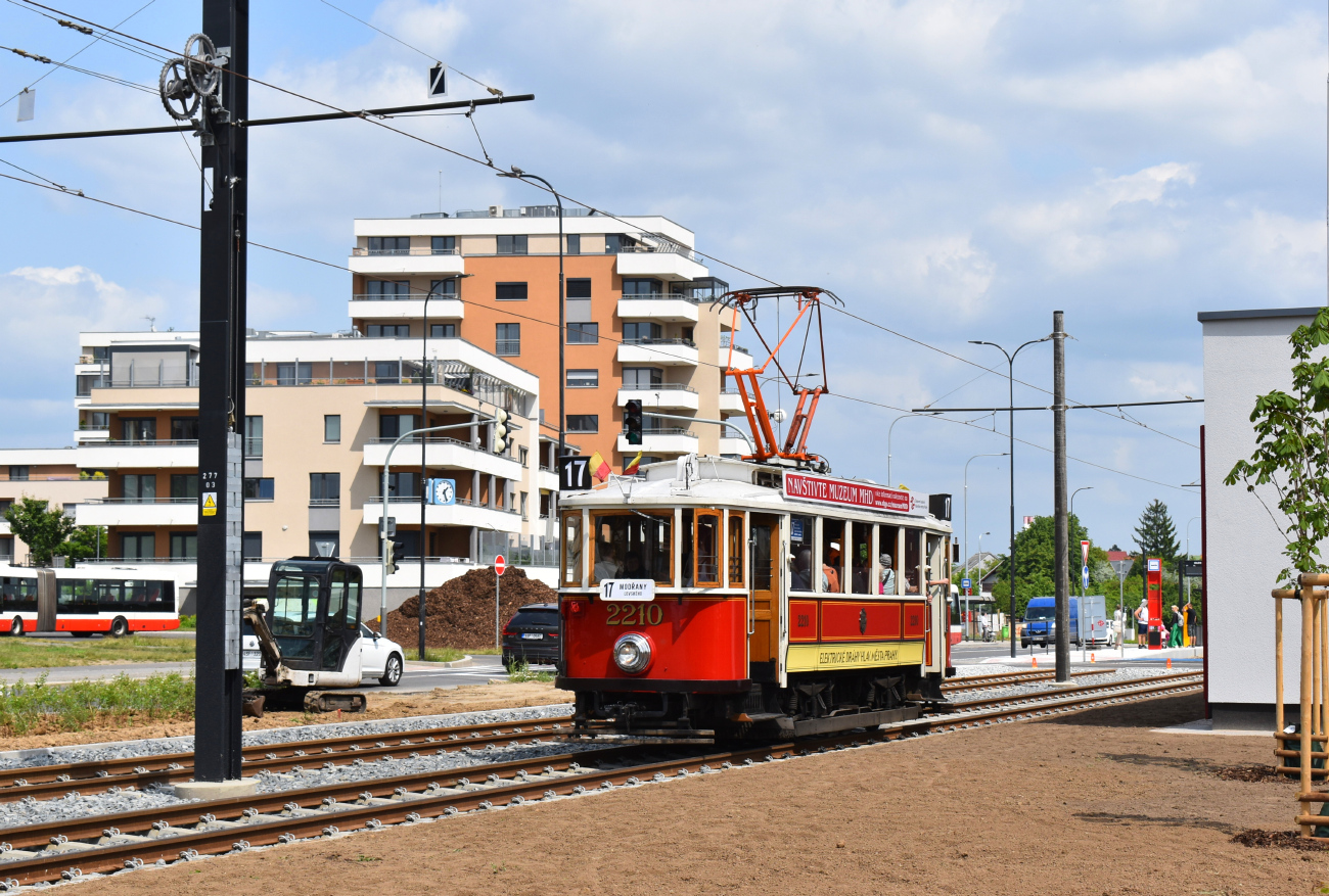 Прага, Ringhoffer DSM № 2210; Прага — Открытие новой трамвайной линии Sídliště Modřany — Libuš