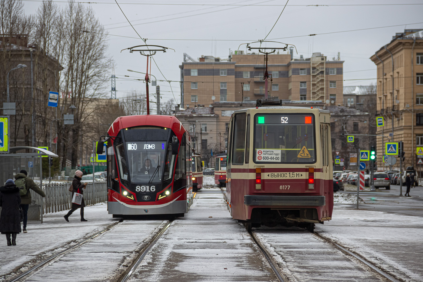Санкт-Петербург, 71-931М «Витязь-М» № 8916; Санкт-Петербург, ЛВС-86К № 8177