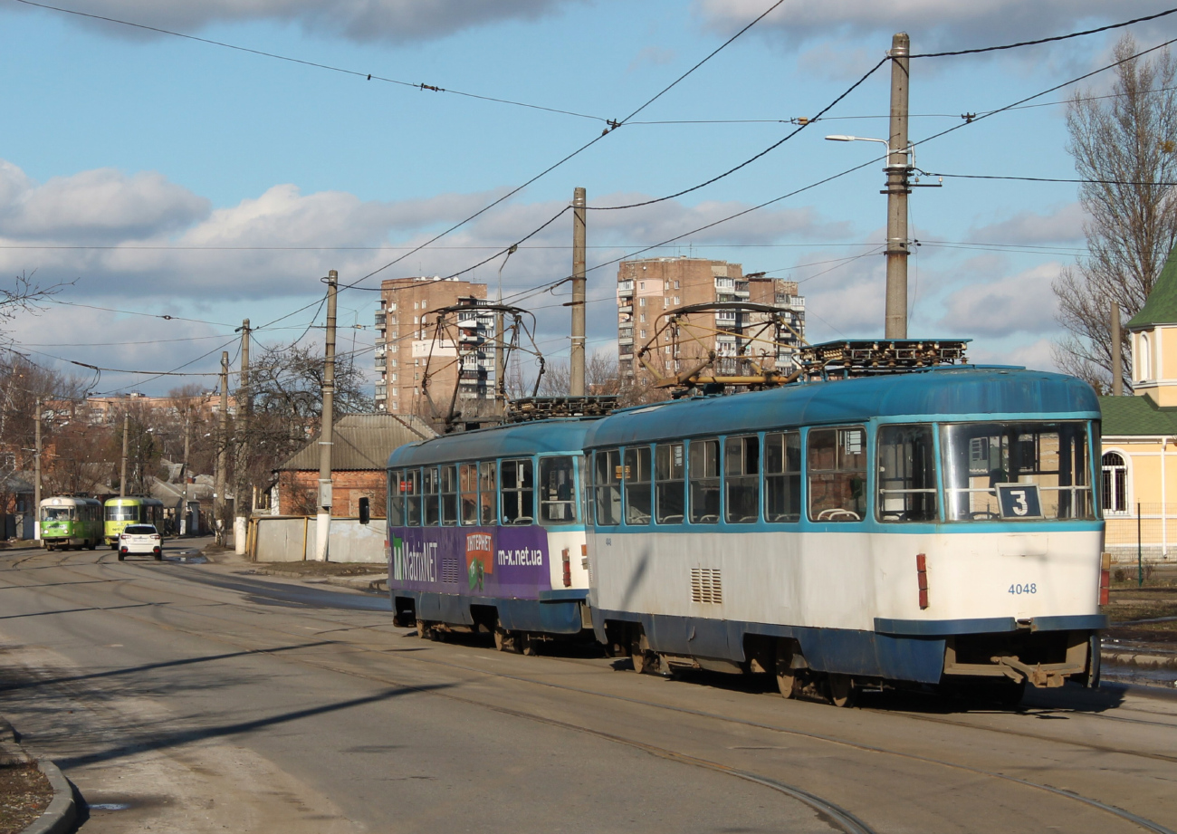 Kharkiv, Tatra T3A # 4047; Kharkiv, Tatra T3A # 4048