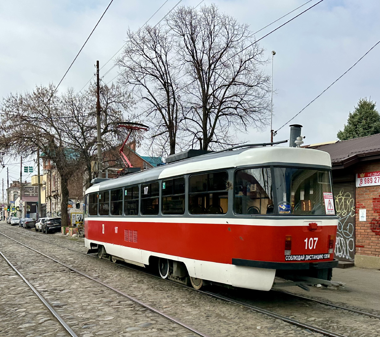 Краснодар, Tatra T3SU КВР ТМЗ № 107