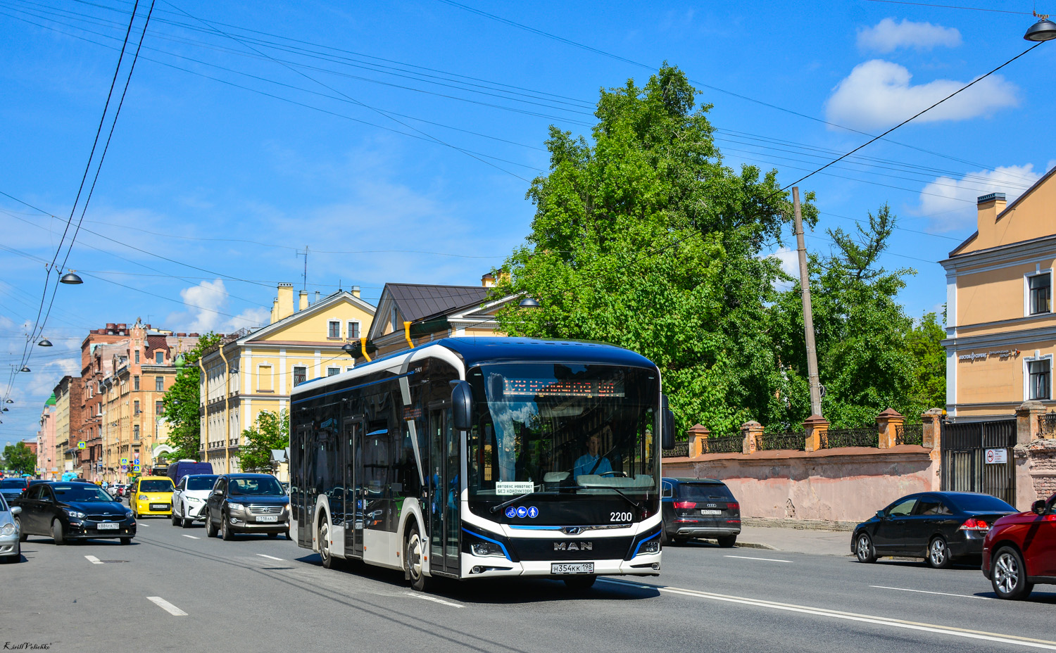 Санкт-Петербург, MAN 12C Lion's City 12 E NL367 № 2200