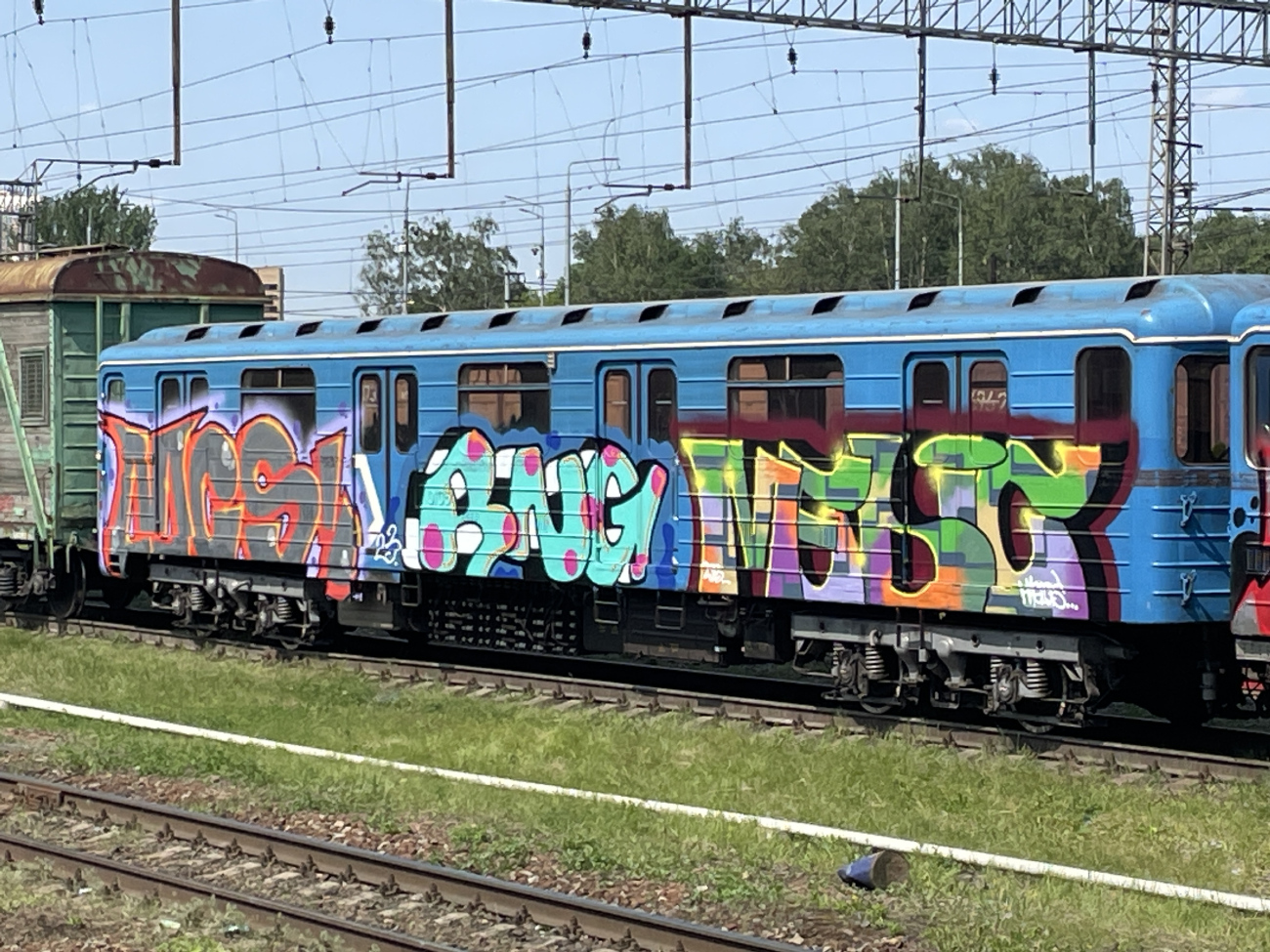 Samara, 81-717 (MMZ) Nr. 0106; Samara — Transportation of subway cars by railway
