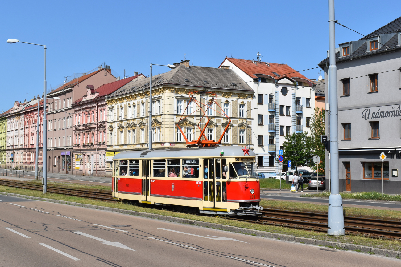 Пльзень, Tatra T1 № 121; Пльзень — Торжества по случаю 50-летия трамваев в Скврнянах Пльзень, Tatra T1 № 121; Пльзень — Торжества по случаю 50-летия трамваев в Скврнянах