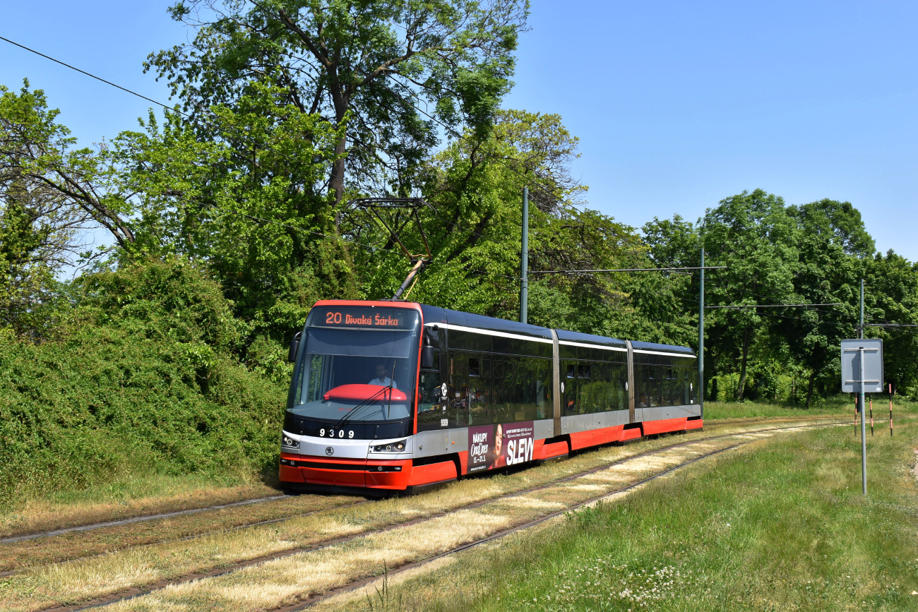 Прага, Škoda 15T3 ForCity Alfa Praha № 9309