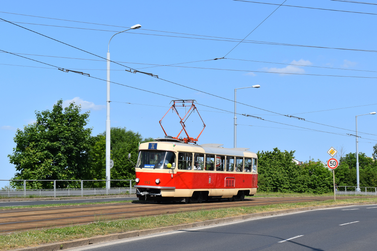 Пльзень, Tatra T3 № 192; Пльзень — Торжества по случаю 50-летия трамваев в Скврнянах