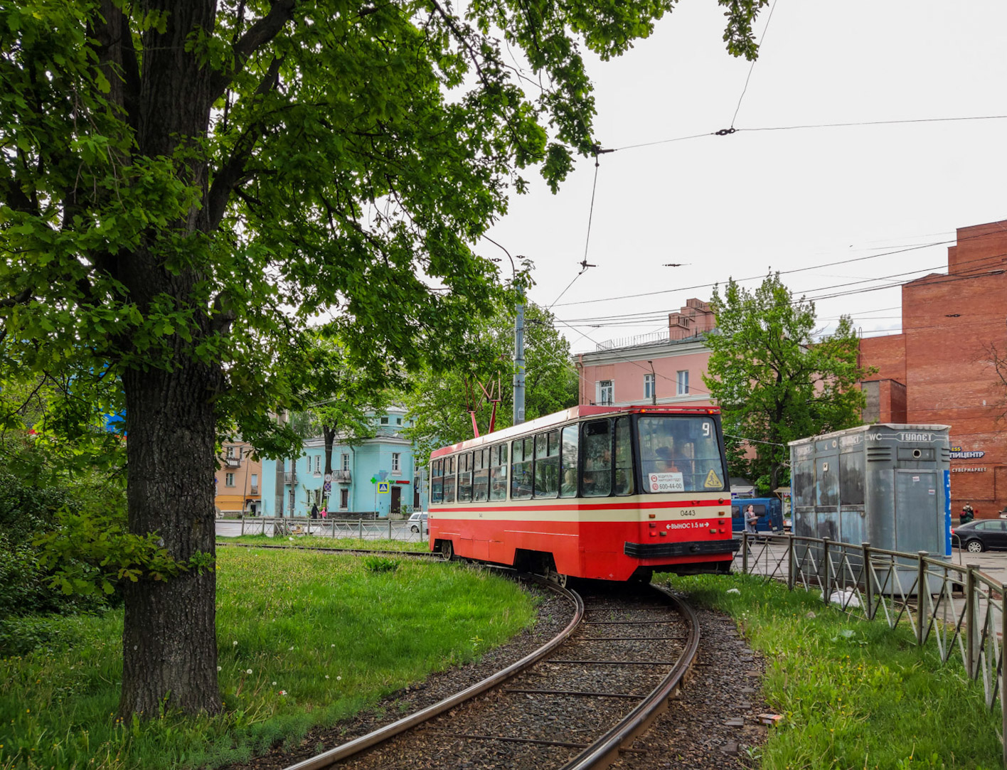 Санкт-Петербург, 71-134К (ЛМ-99К) № 0443; Санкт-Петербург — Конечные станции и разворотные кольца