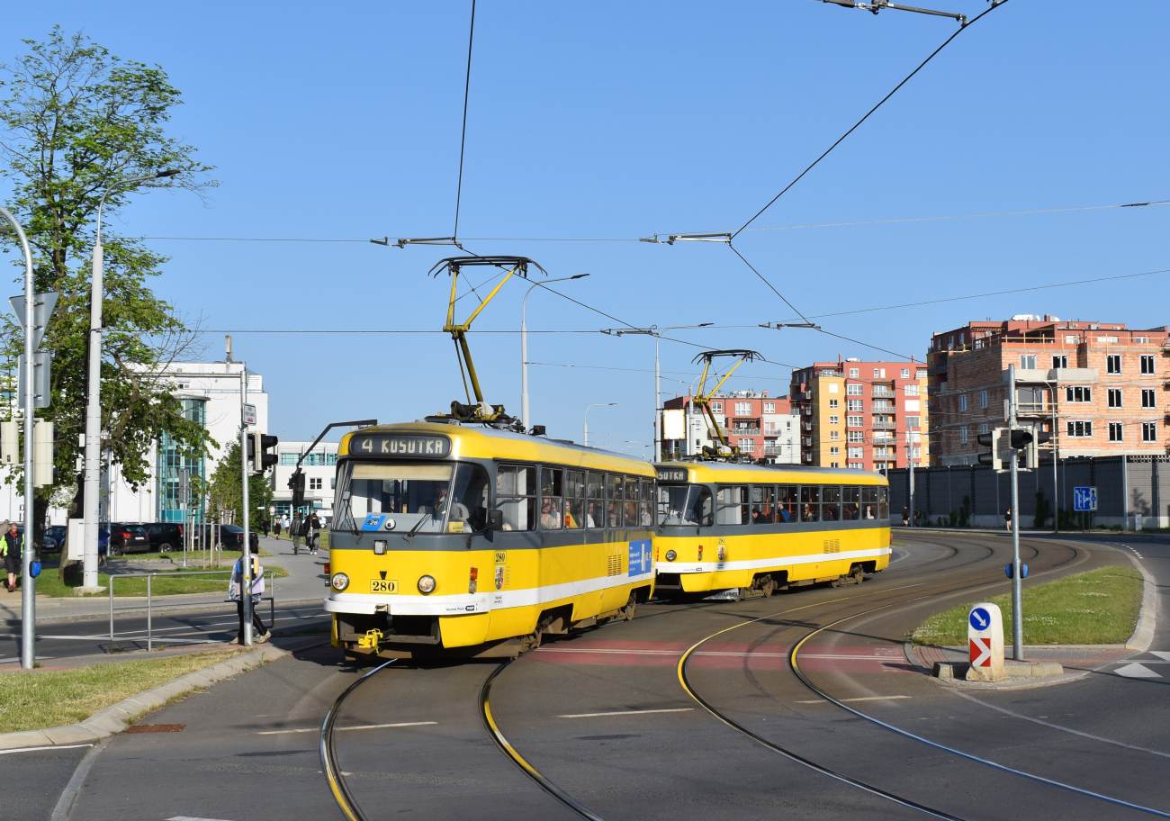 Пльзень, Tatra T3R.P № 280