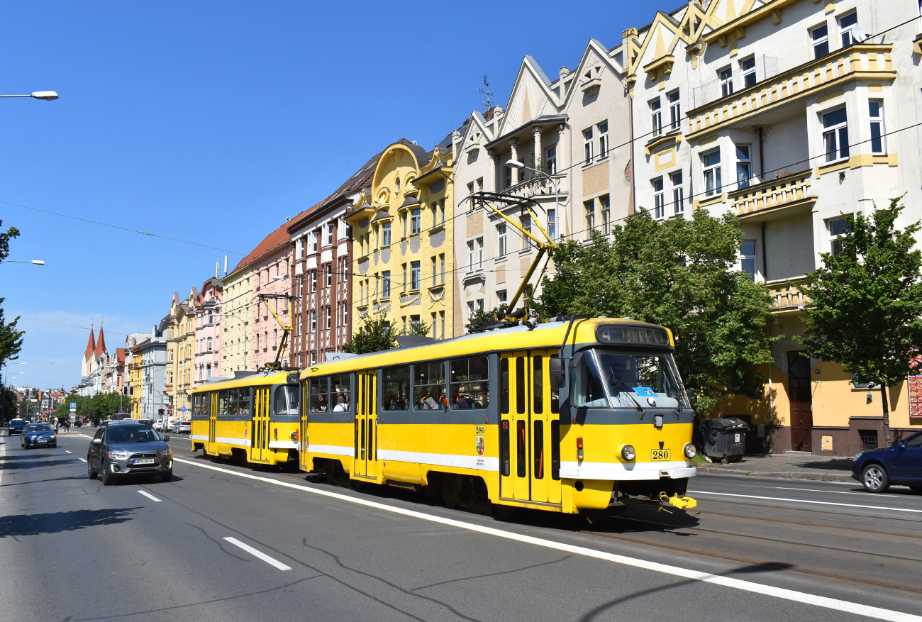 Пльзень, Tatra T3R.P № 280