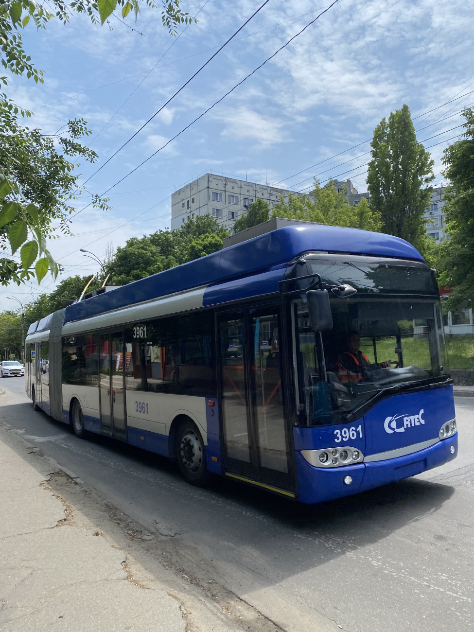 Кишинёв, Solaris Trollino II 18 AC № 3961