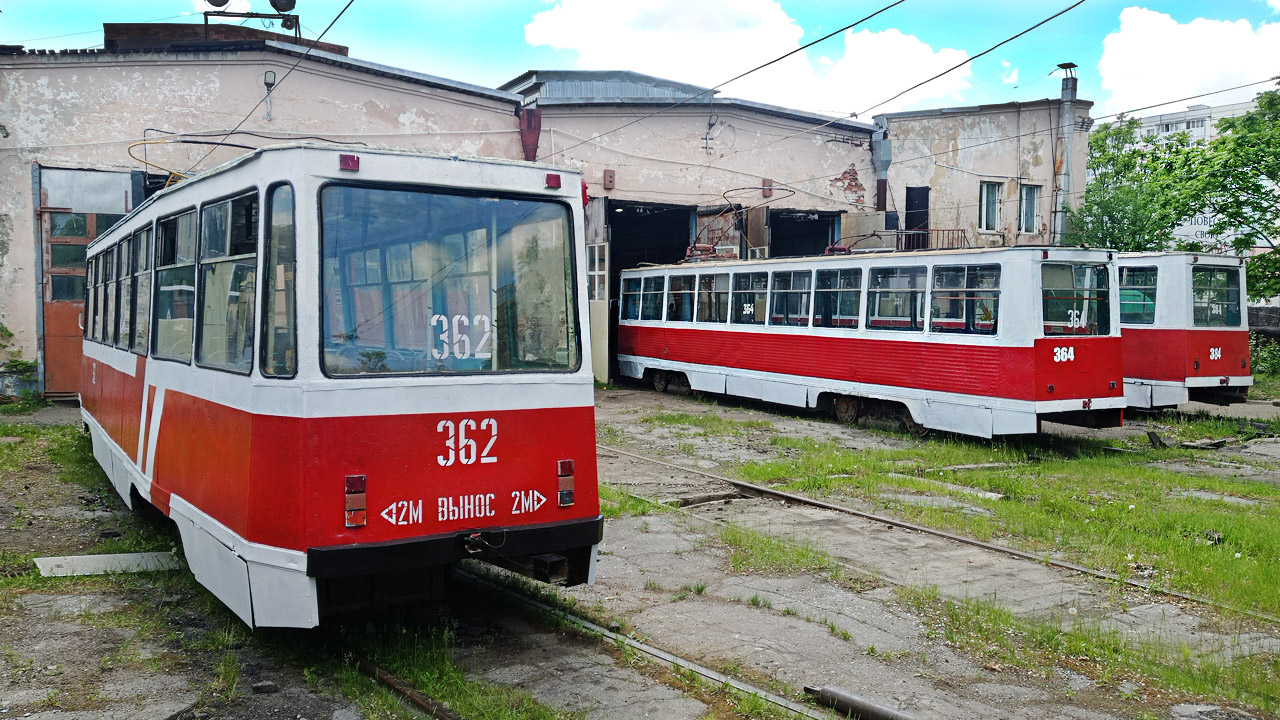 Хабаровск, 71-605 (КТМ-5М3) № 362; Хабаровск, 71-605 (КТМ-5М3) № 364