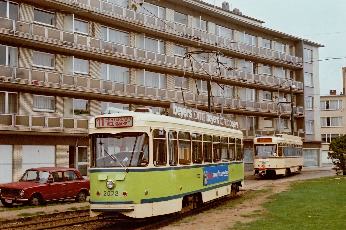 Антверпен, BN PCC Antwerpen № 2072; Антверпен — Свежая схема окраски, которая так и не была сохранена; Антверпен — Старые фотографии (city trams Antwerpen 1980 — 1999)
