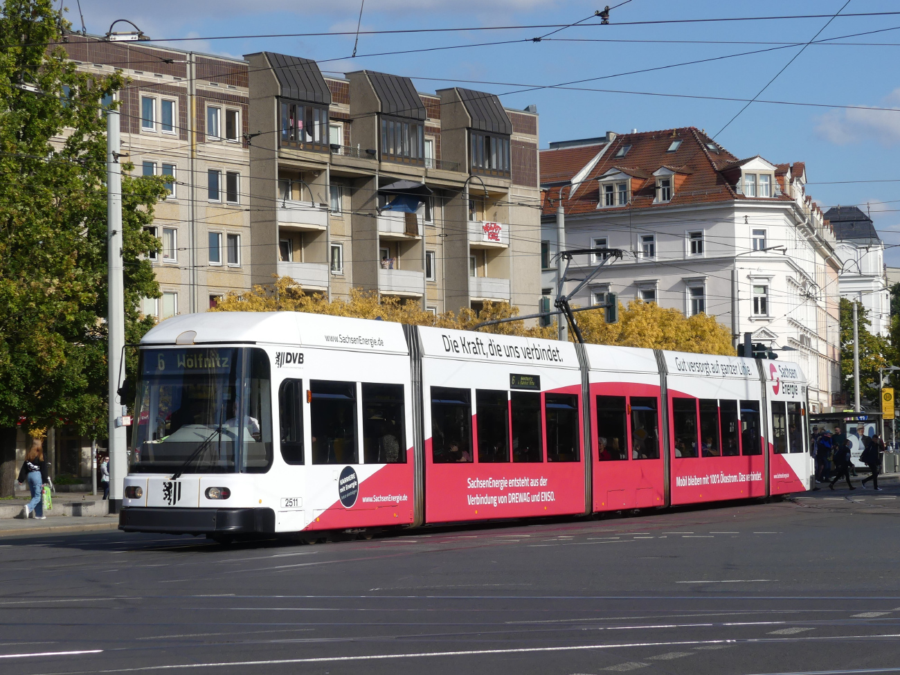 Дрезден, SachsenTram NGT 6 DD № 2511