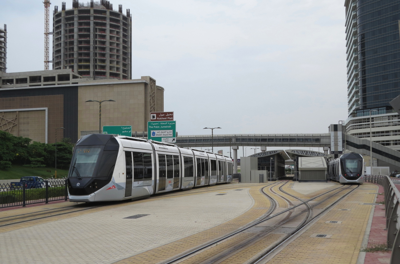 Дубай, Alstom Citadis 402 № 001; Дубай — Трамвайные линии и инфраструктура