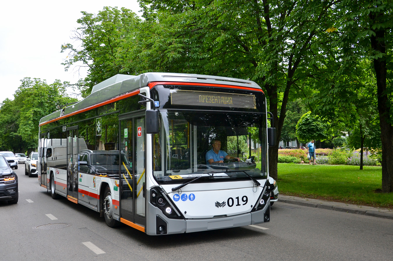 Краснодар, БКМ 32100D «Ольгерд» № 019; Краснодар — Презентация новых троллейбусов БКМ 32100D «Ольгерд»