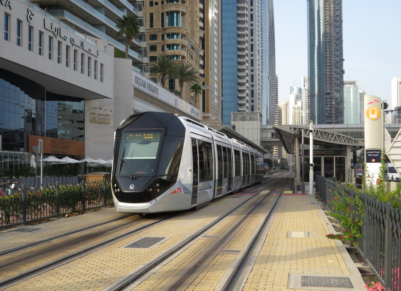 Дубай, Alstom Citadis 402 № 004; Дубай — Трамвайные линии и инфраструктура