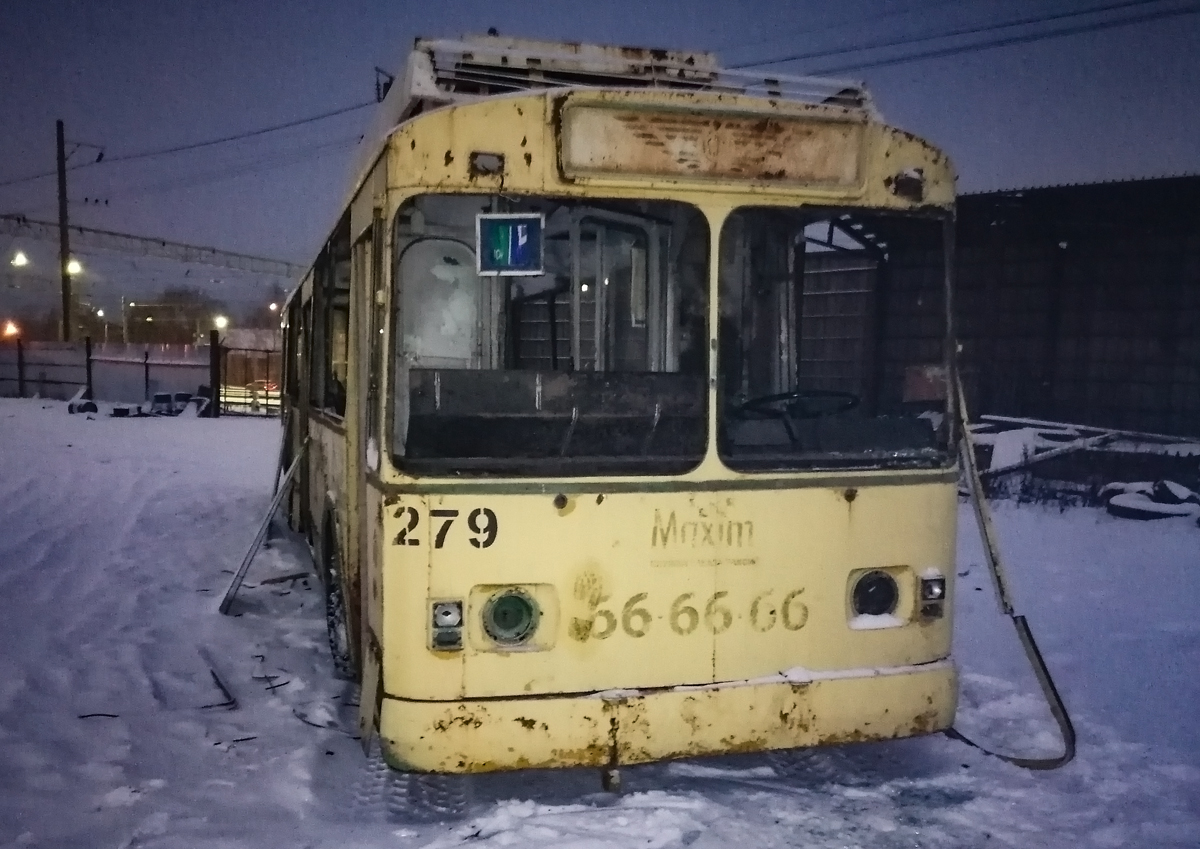 Петрозаводск, ЗиУ-682Г [Г00] № 279; Петрозаводск — Базы хранения и списания троллейбусов (БХиСТ)