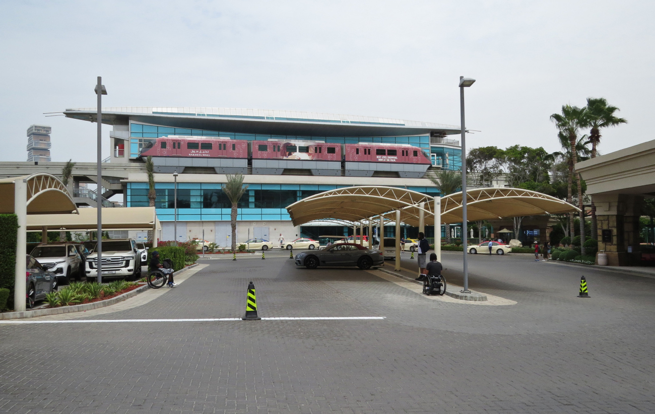 Дубай, Hitachi № 201; Дубай, Hitachi № 202; Дубай, Hitachi № 203; Дубай — Монорельс — Линия и инфраструктура