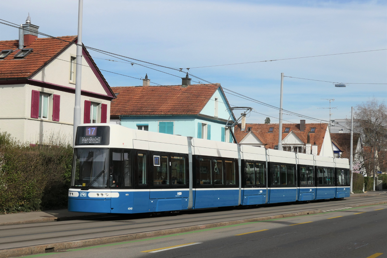 Цюрих, Alstom Flexity Zürich № 4040